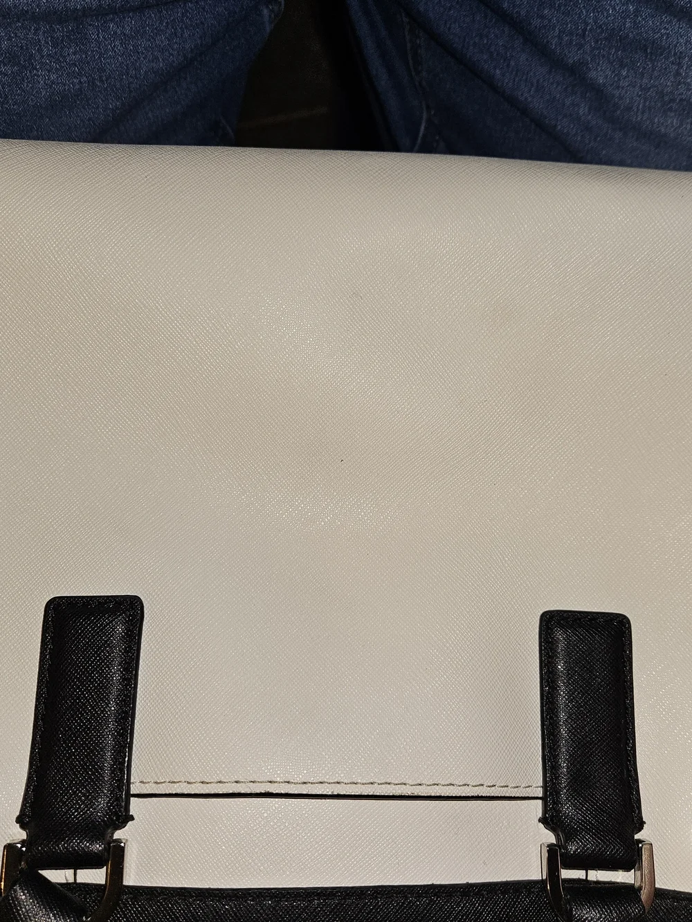 Michael Kors Black and White Stripe Tote Bag